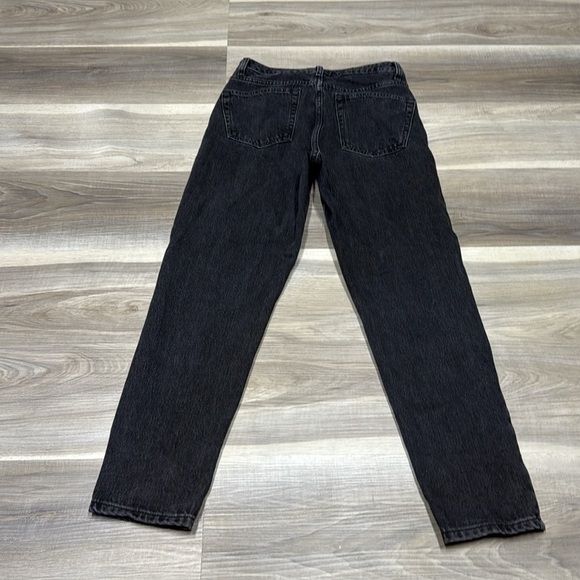 Topshop MOM jean Classic Black Denim size 26 - Picture 6 of 8